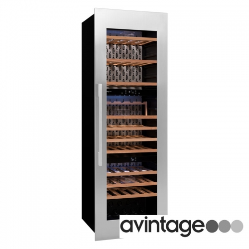 Vinoteca integrable en columna 24 botellas Acero inoxidable CAVCI24